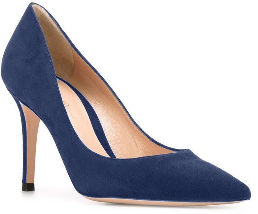 With Heel Navy
