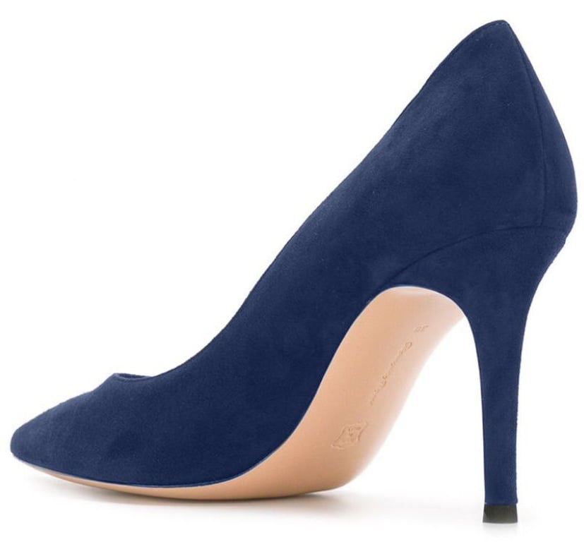 With Heel Navy