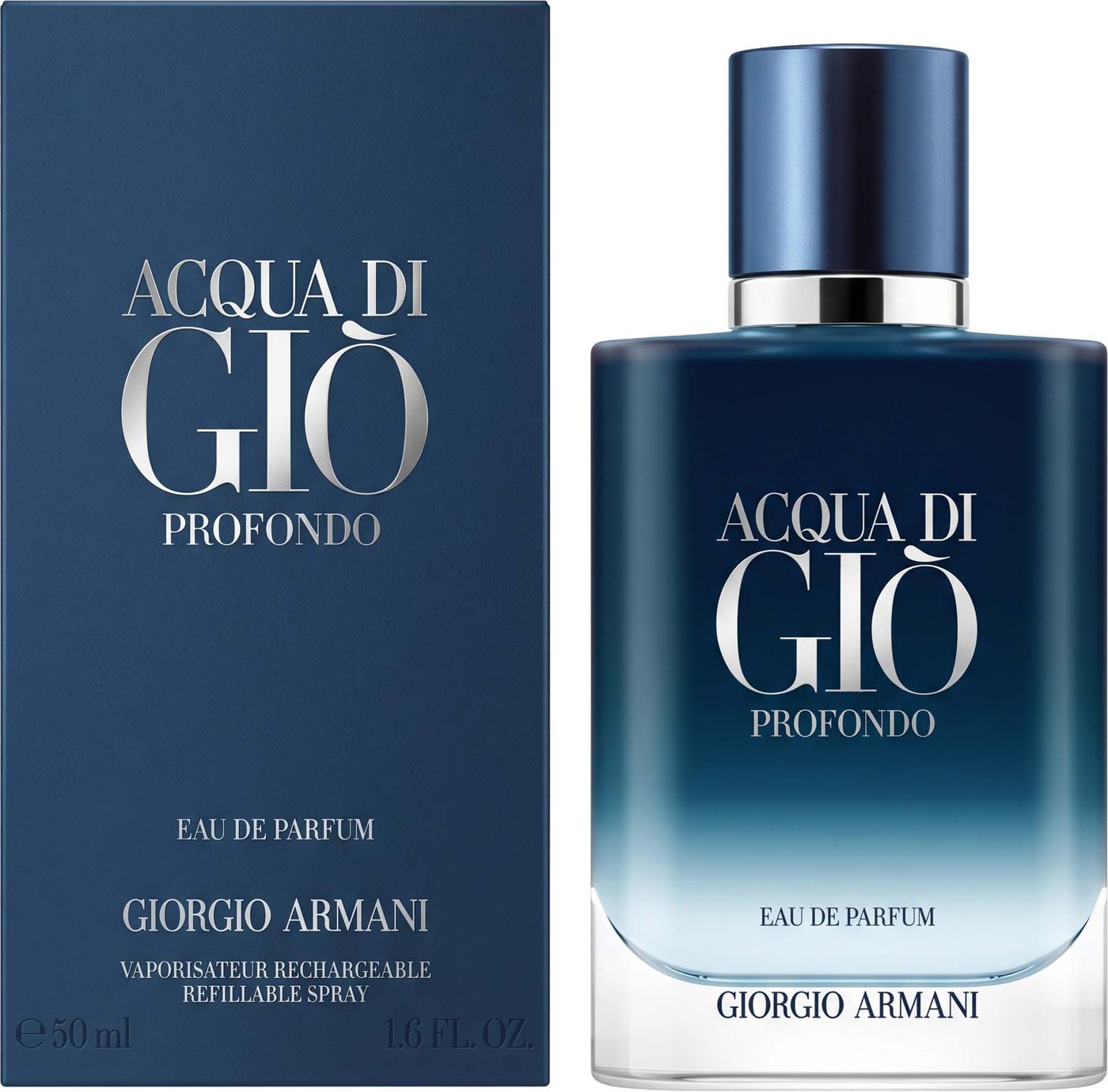 Giorgio Armani Acqua di Gio Profondo Eau De Parfum Refillable 50 ml (man)