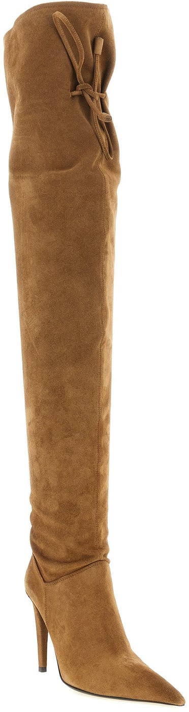 Giuseppe Zanotti Brown Calfskin Over The Knee