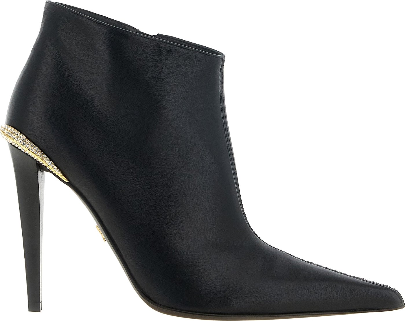 Giuseppe Zanotti Black Lamb Leather Ankle Boots