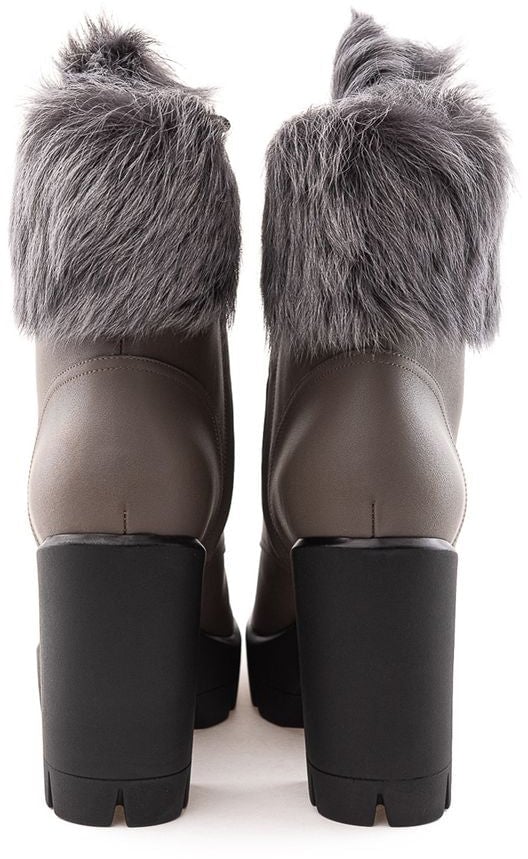Giuseppe Zanotti Beige Eco Leather Lace-Up Boots