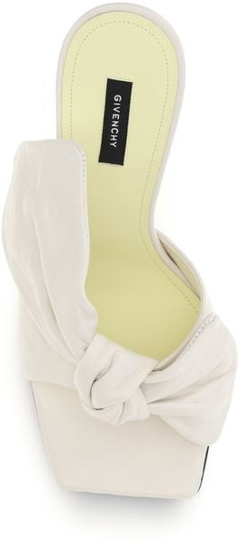 Givenchy White Lamb Ovis Aries Mules