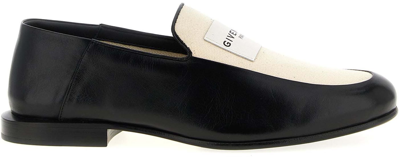 Givenchy Black Lamb Leather Slip-On Loafers