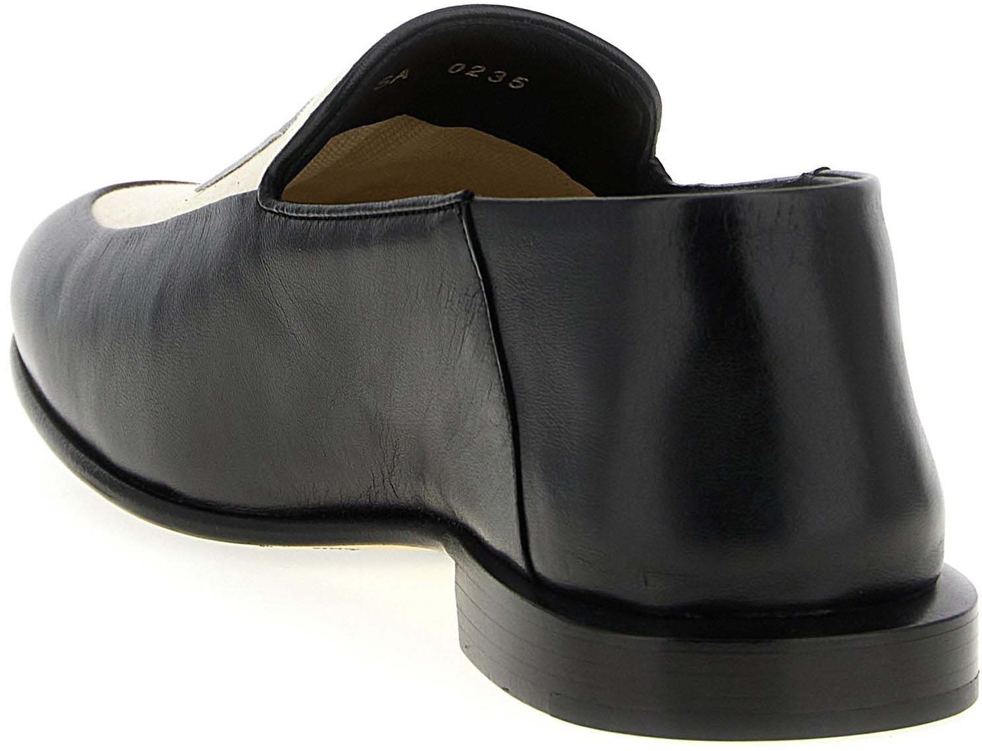 Givenchy Black Lamb Leather Slip-On Loafers