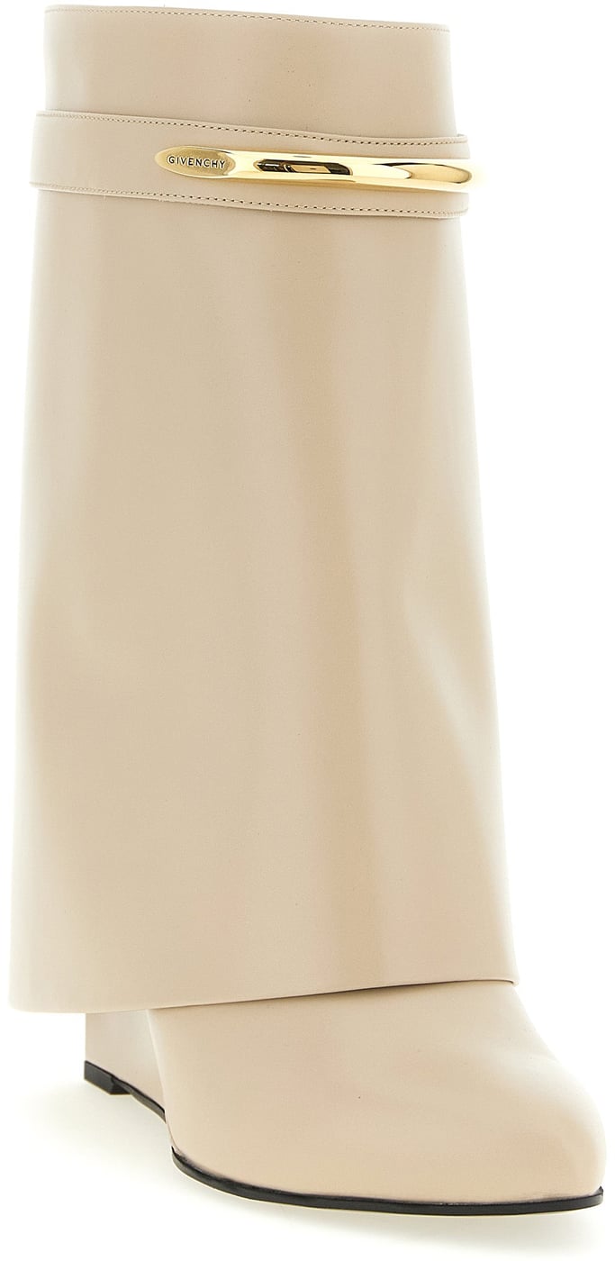 Givenchy Beige Calfskin Ankle Boots