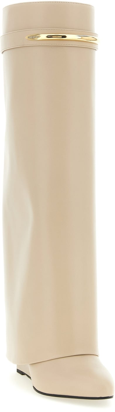Givenchy Beige Calfskin Over The Knee