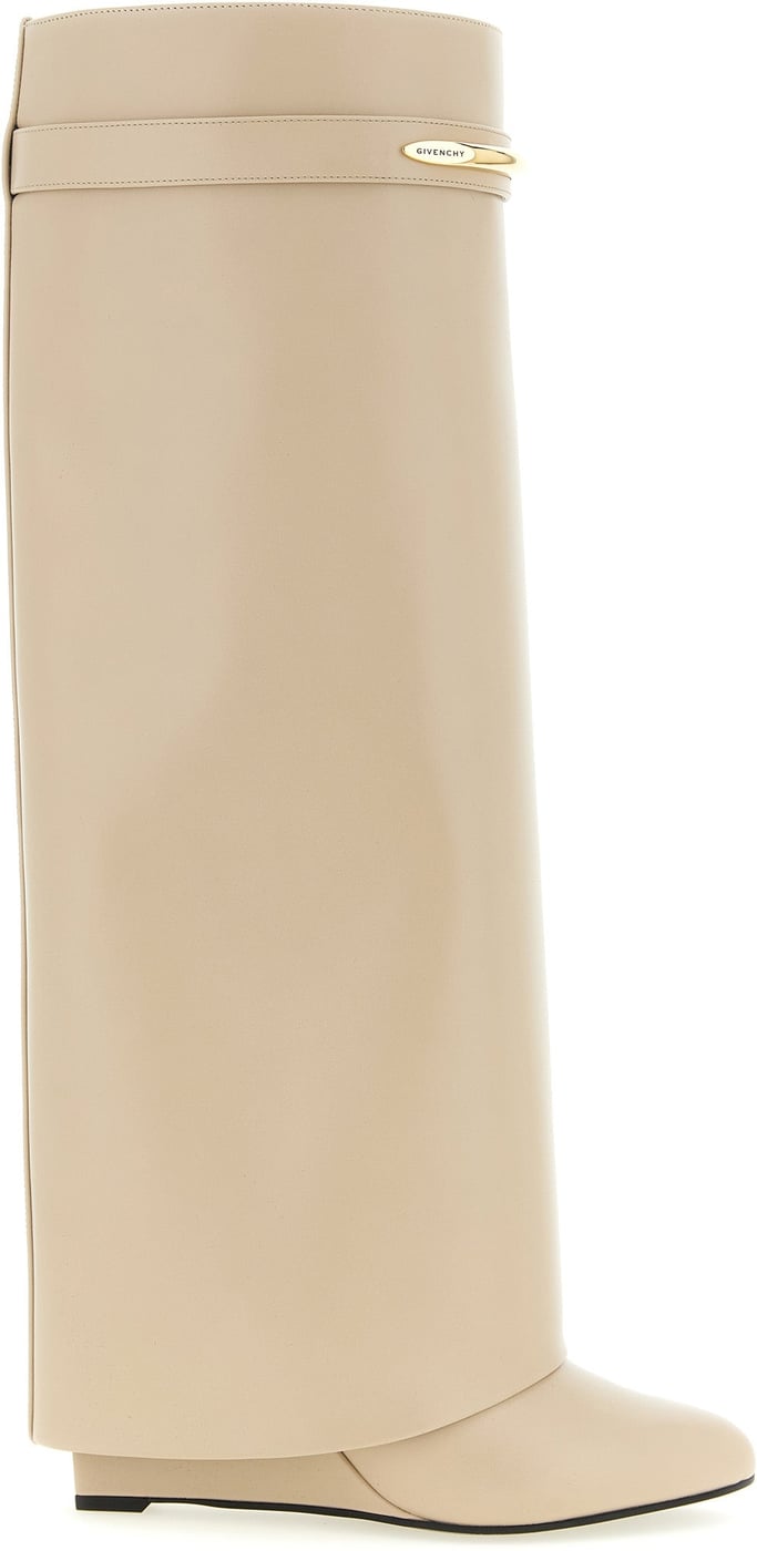 Givenchy Beige Calfskin Over The Knee