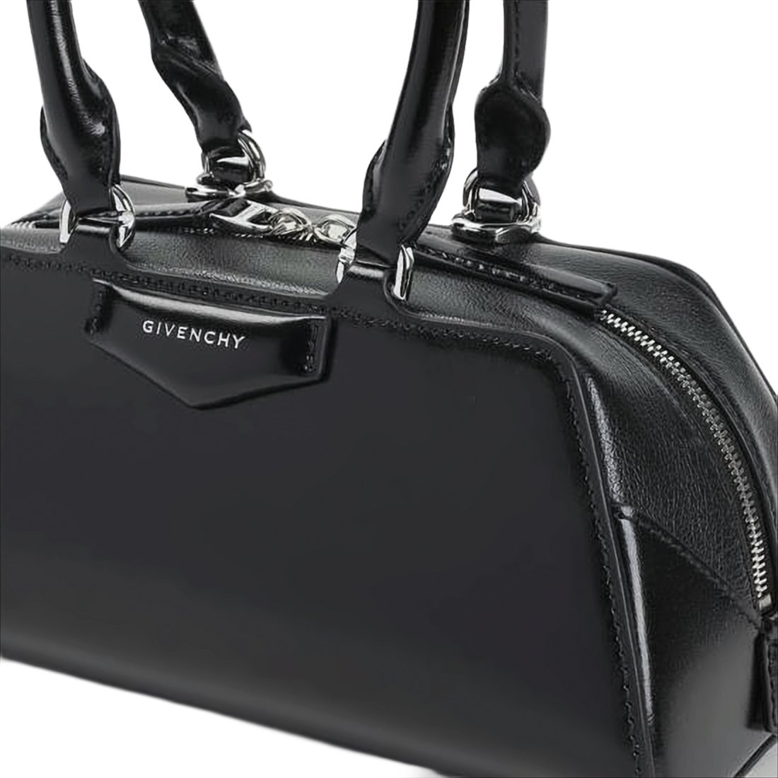 Antigona East-West Elongated Mini Leather Handbag