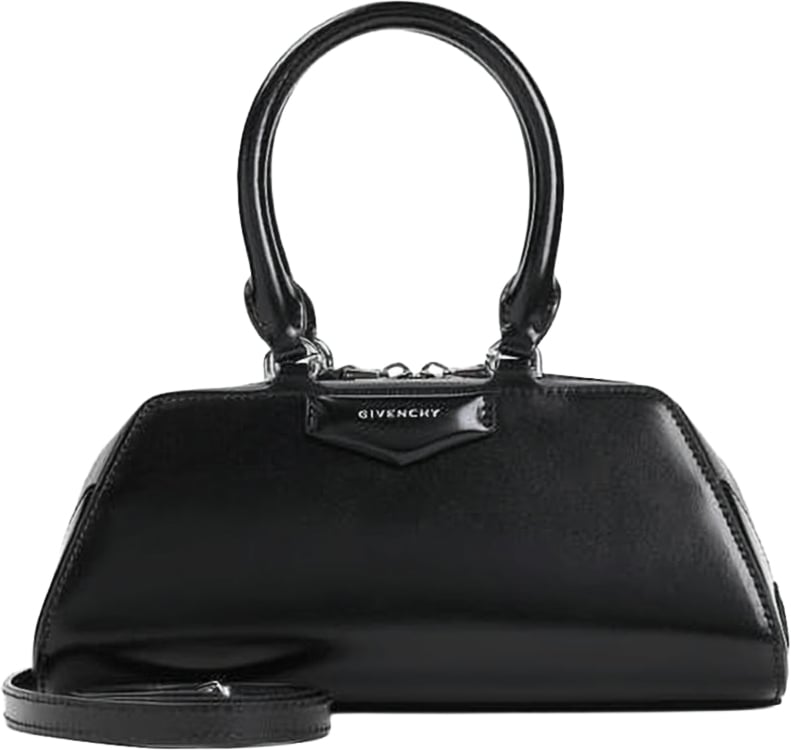 Antigona East-West Elongated Mini Leather Handbag