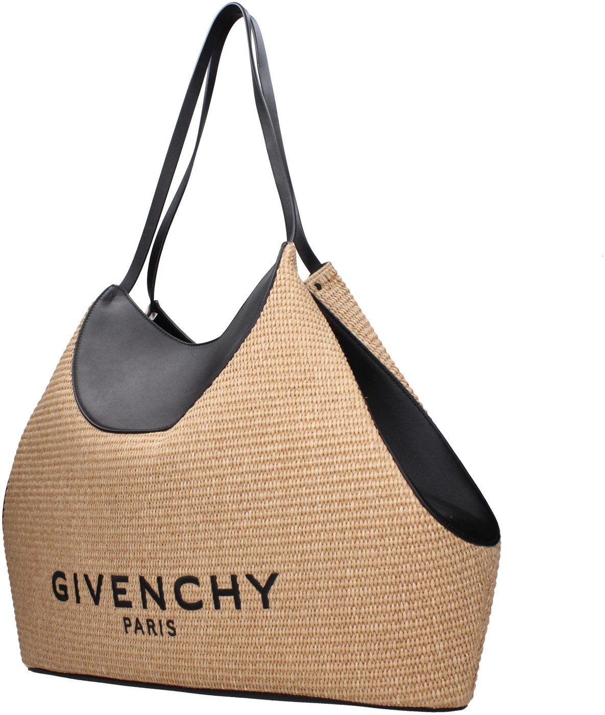 Givenchy Beige Raffia Shoulder Bag