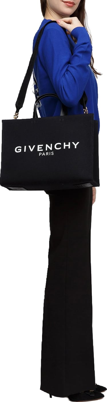 Givenchy Black Cotton Tote Bag