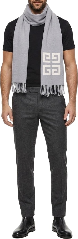 Givenchy Bicolor Virgin Wool Scarf