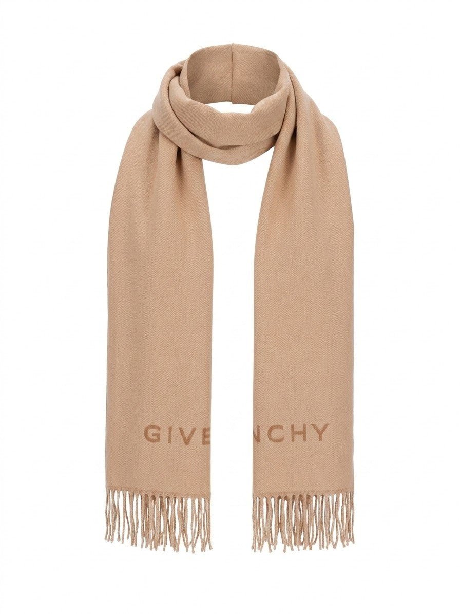 Givenchy Beige Virgin Wool Scarf