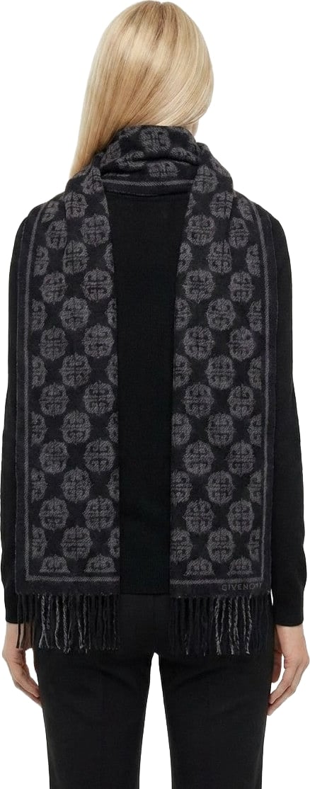 Givenchy Black Wool Scarf