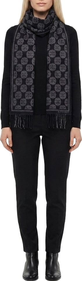 Givenchy Black Wool Scarf