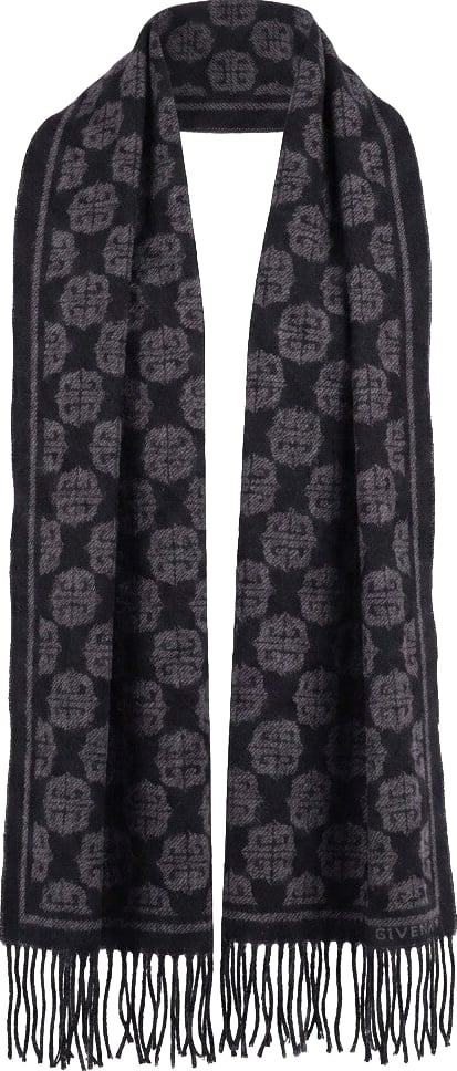 Givenchy Black Wool Scarf