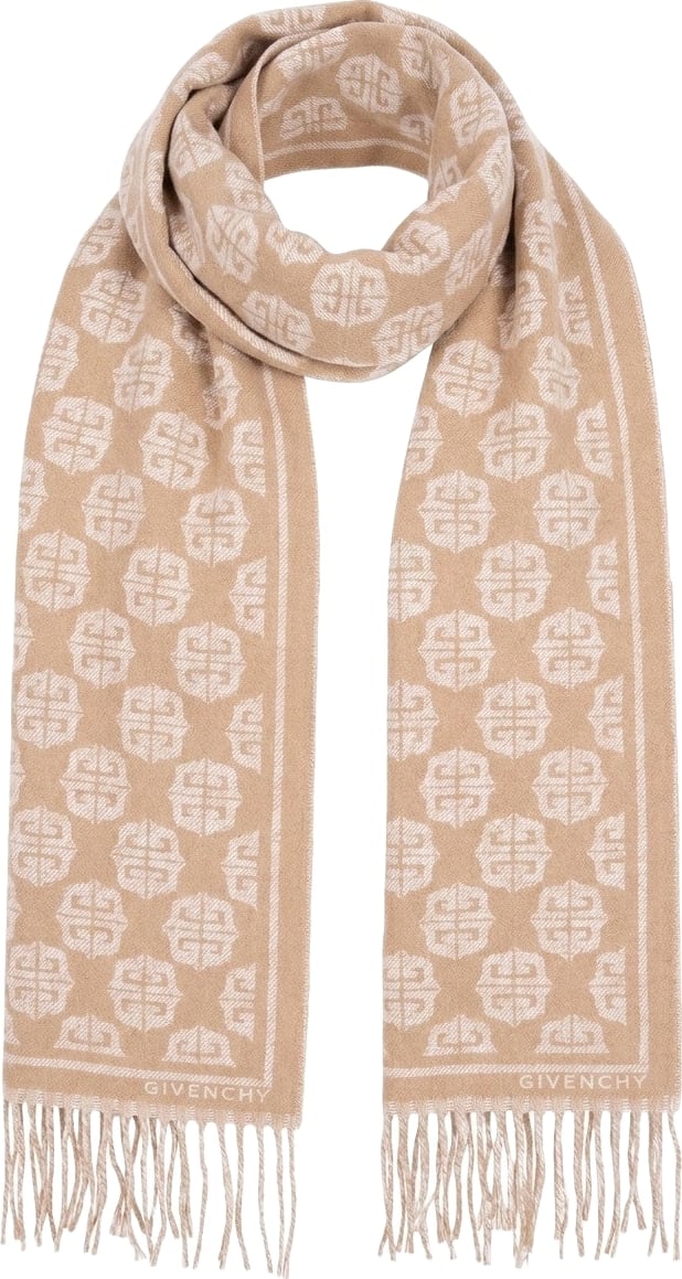 Givenchy Beige Wool Scarf