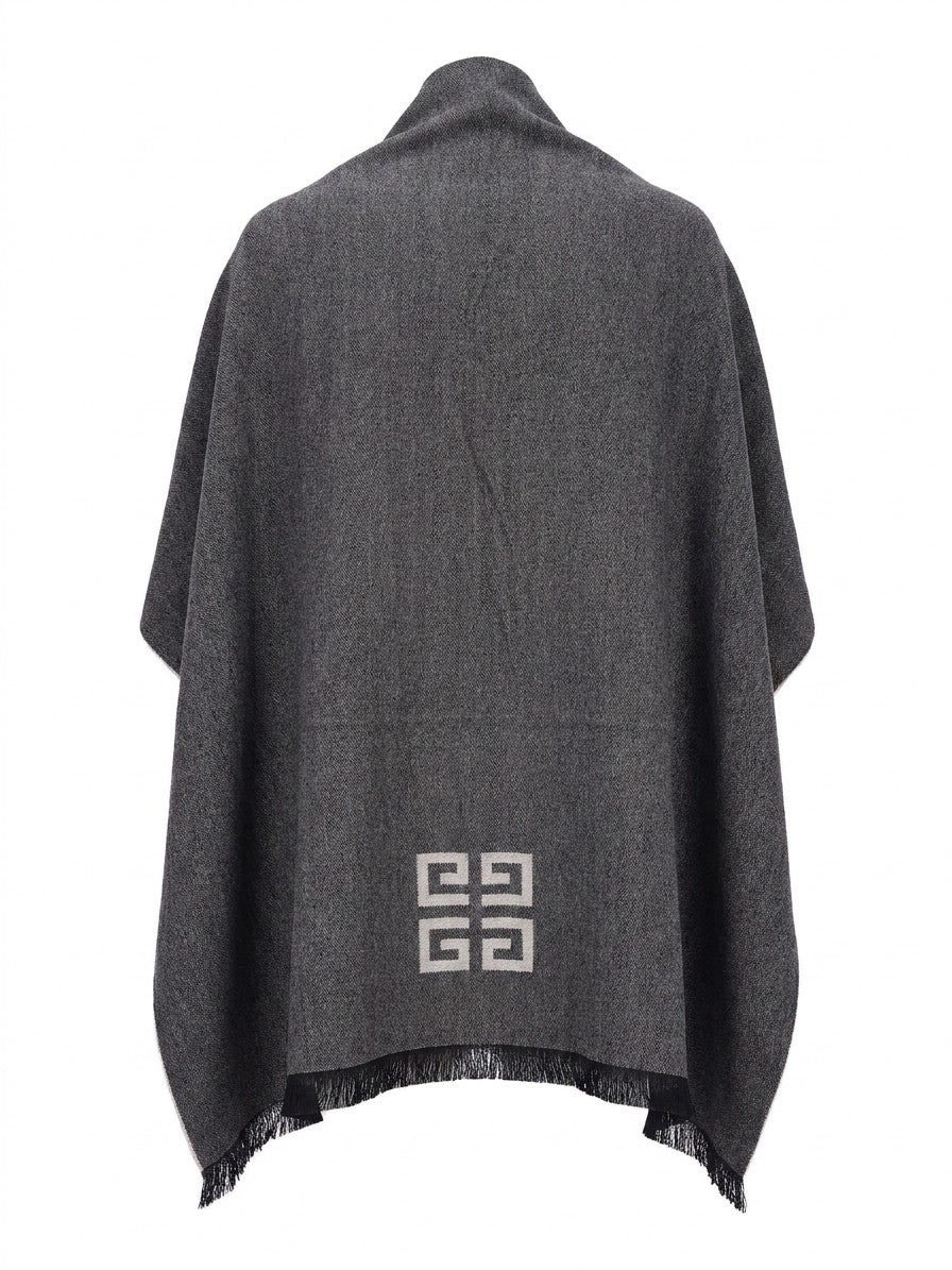 Givenchy Gray Wool Scarf