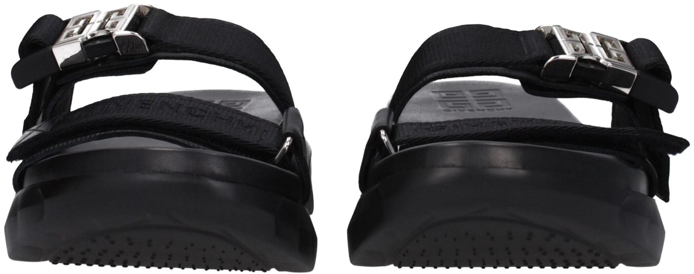 Givenchy Black Fabric Slippers