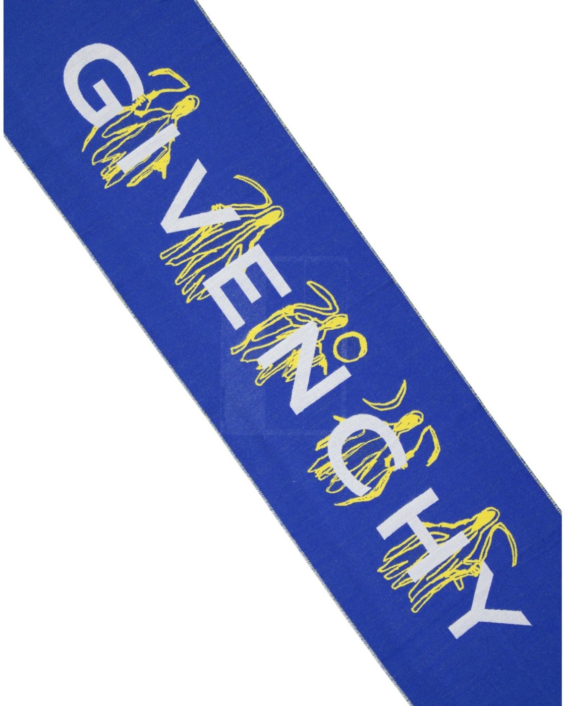 Givenchy Logo Wool Scarf