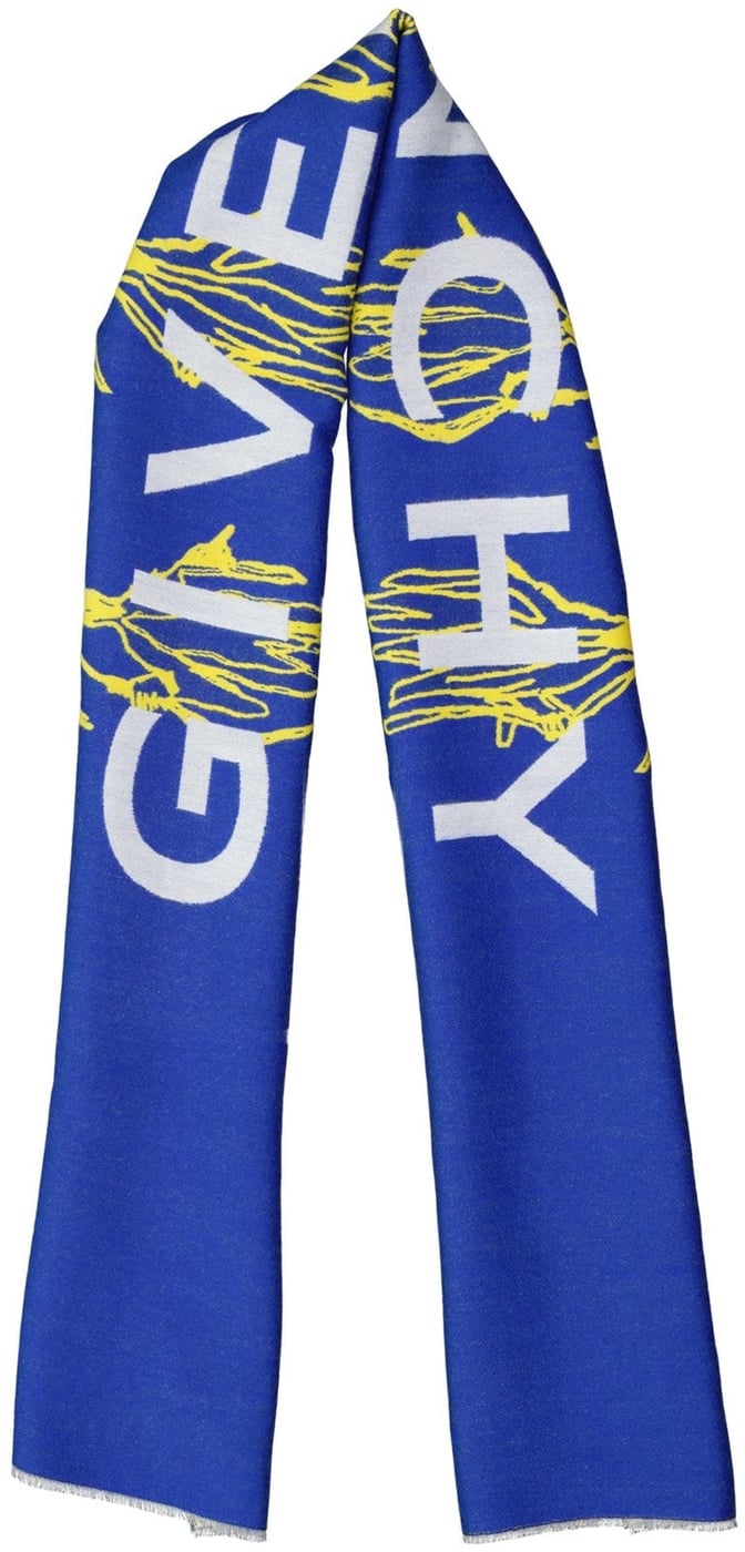 Givenchy Logo Wool Scarf