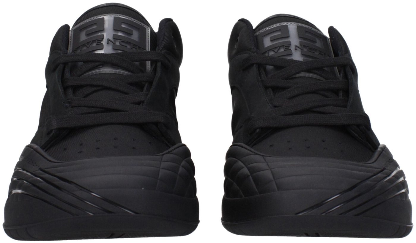 Givenchy Black Fabric Low Top Sneakers
