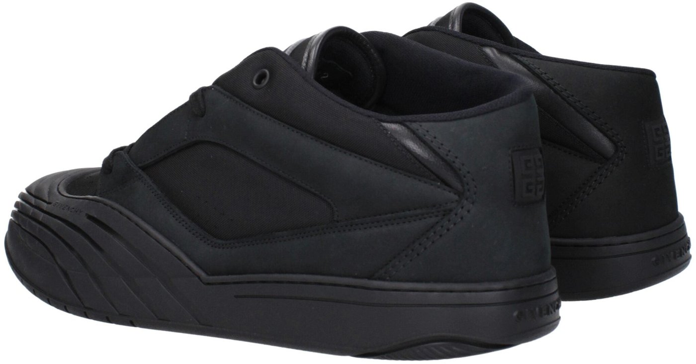Givenchy Black Fabric Low Top Sneakers