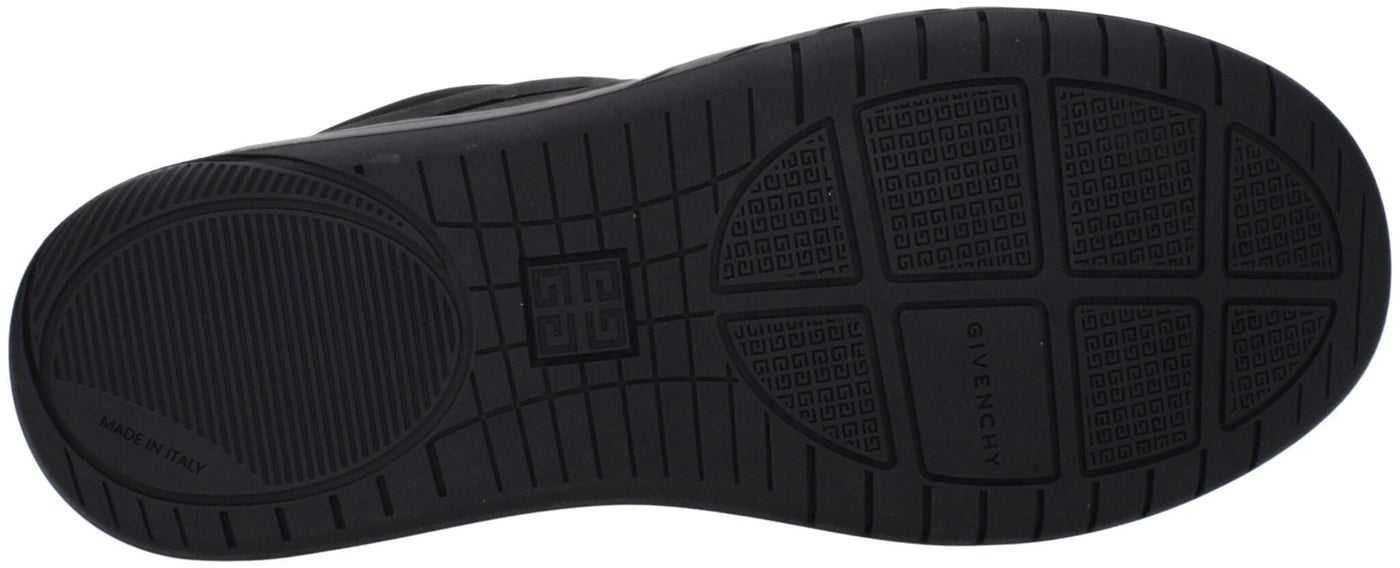 Givenchy Black Fabric Low Top Sneakers