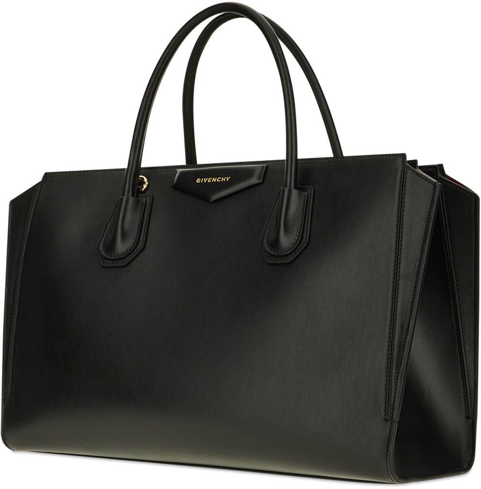 Givenchy Black leather Antigona Catchall medium handle bag