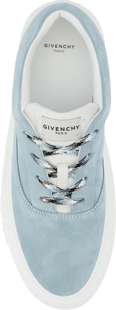Givenchy Men's New City Light Blue Suede Sneakers