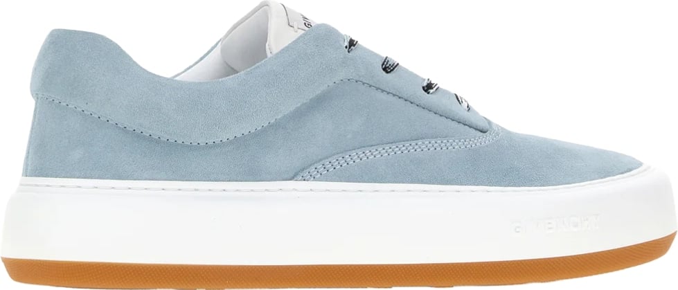 Givenchy Men's New City Light Blue Suede Sneakers