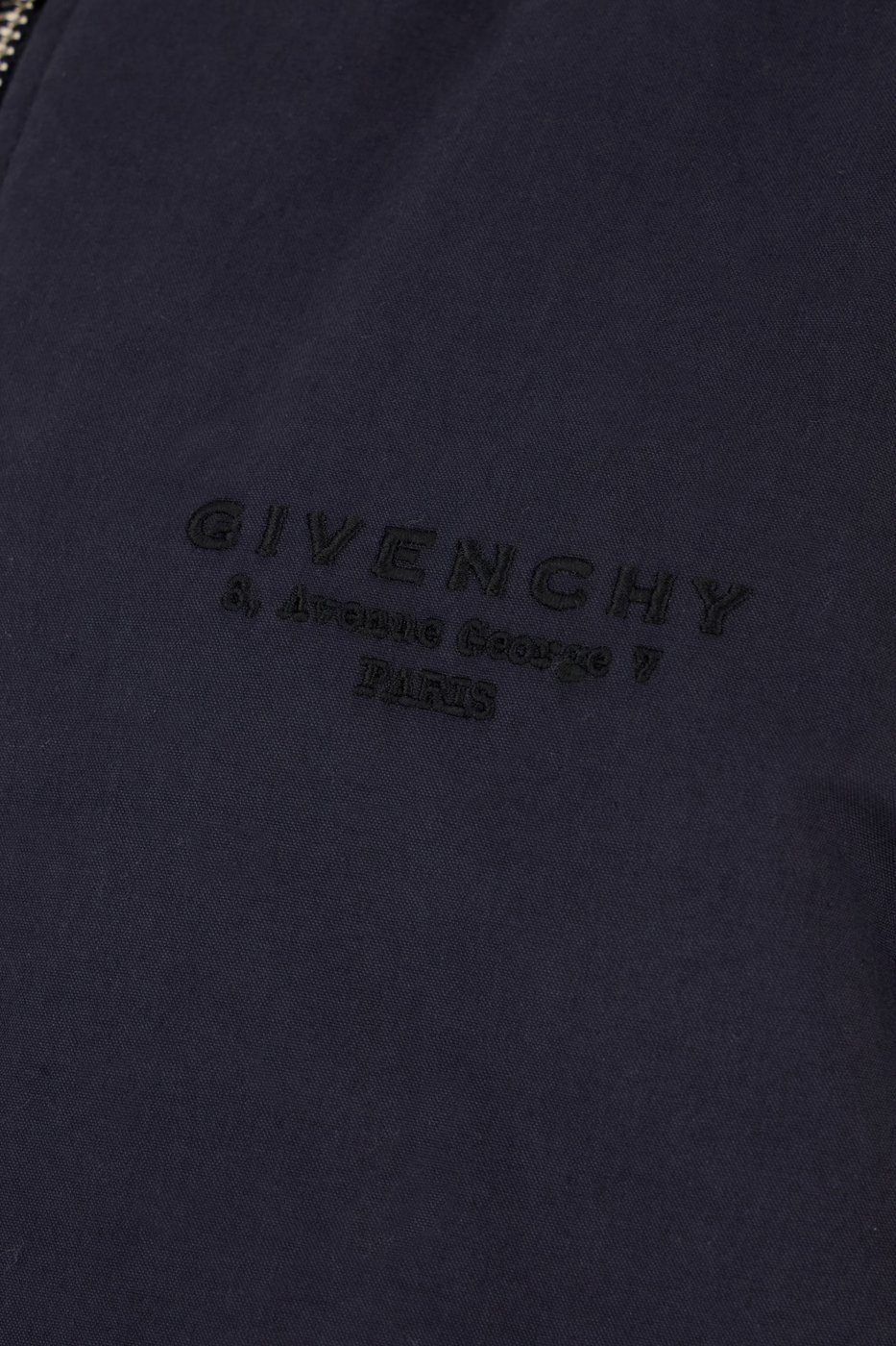 Givenchy Navy blue cotton blend bomber jacket