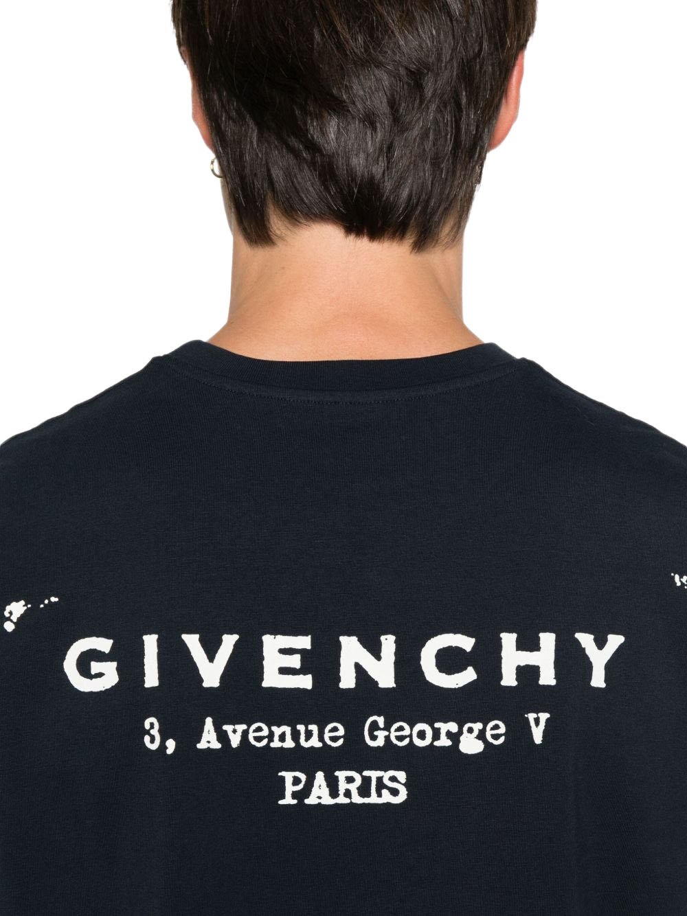 T-Shirts And Polos Marine/Blanc