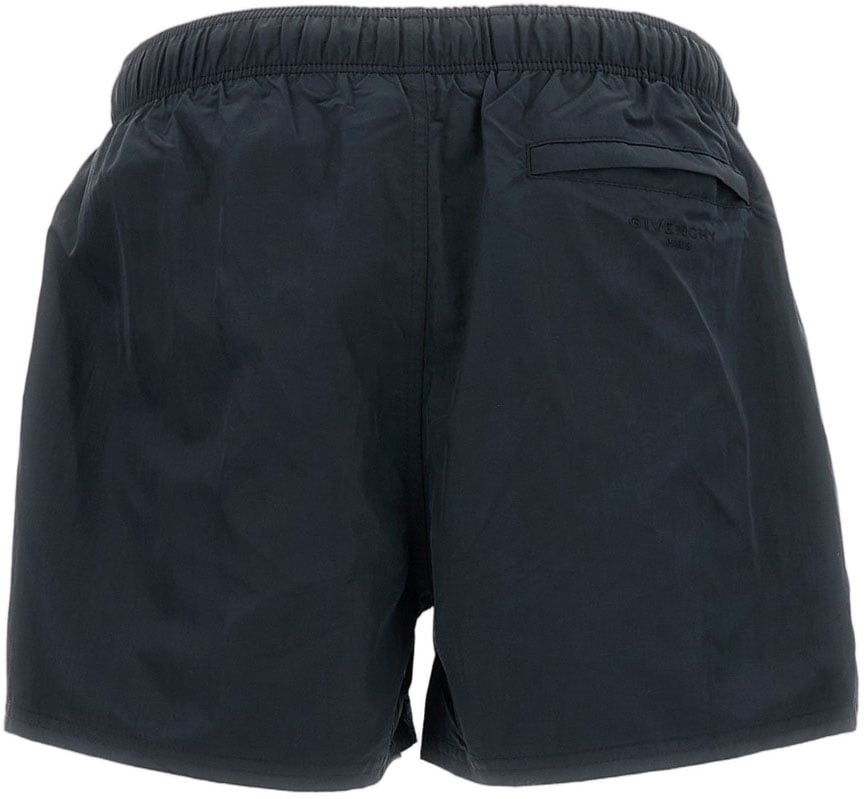 Nylon Swim Shorts with Adjustable Drawstring