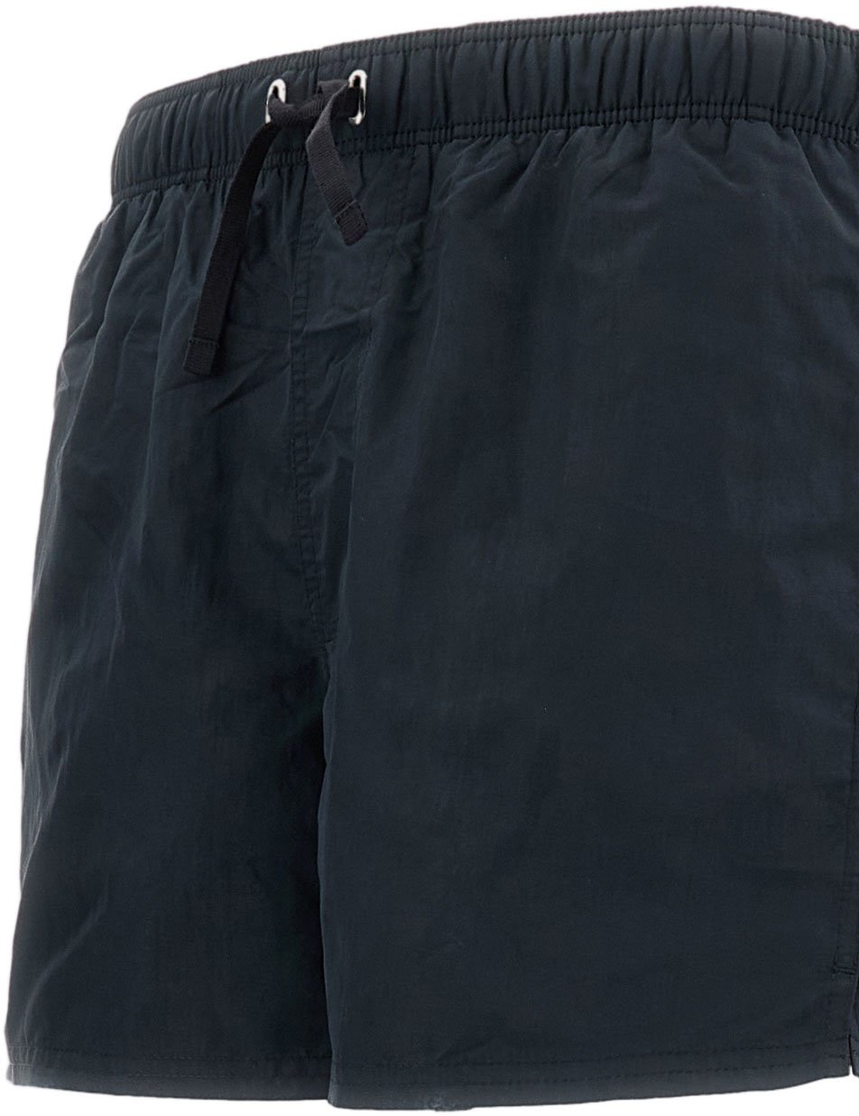 Nylon Swim Shorts with Adjustable Drawstring