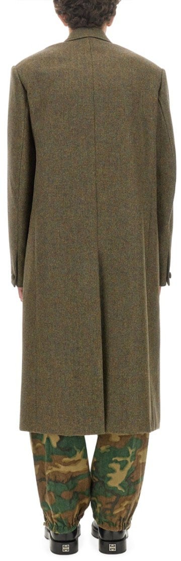 Double-Breasted Oversize Wool Coat