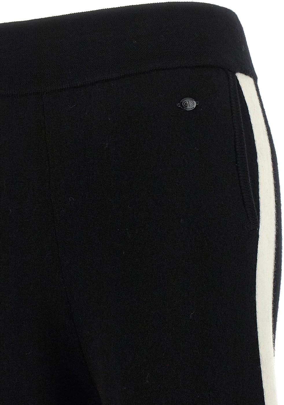 GOLDBERGH Black Merino Wool Casual Pants