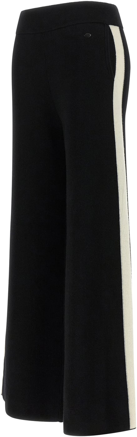 GOLDBERGH Black Merino Wool Casual Pants