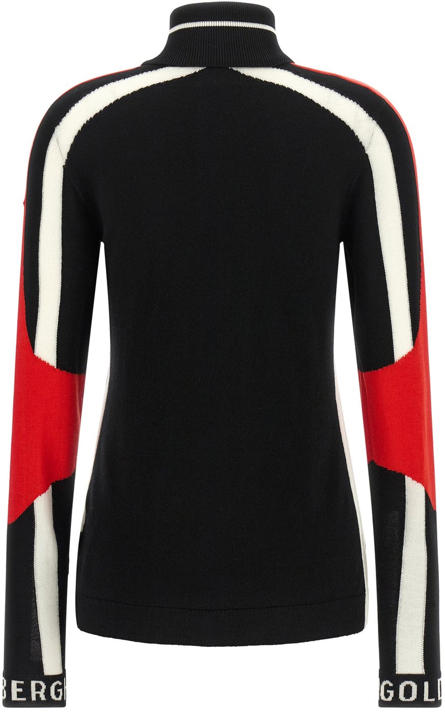 GOLDBERGH Black Merino Wool Cardigan