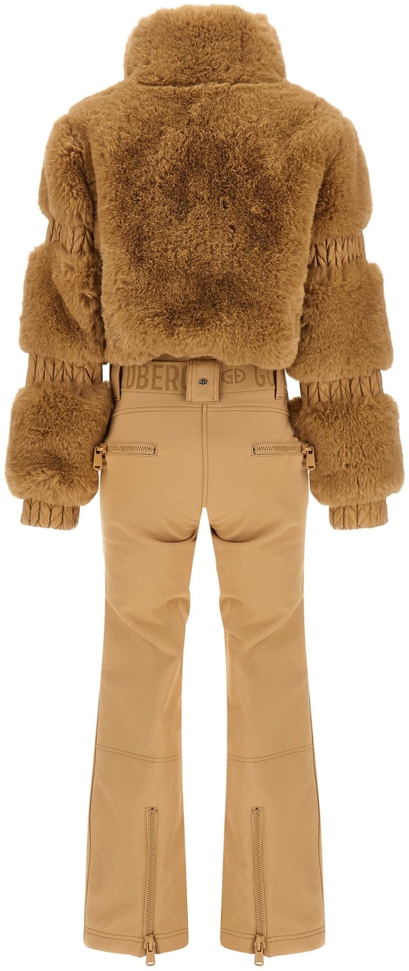 GOLDBERGH Beige Polyester Jumpsuit