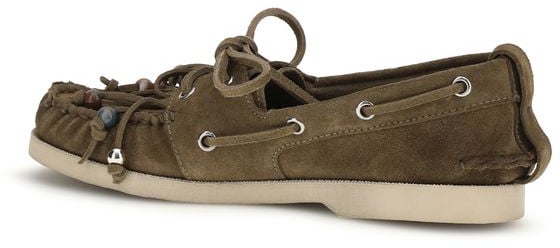 Golden Goose Bicolor Calf Leather Bos Taurus Slip-On Loafers