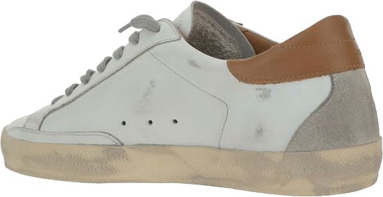 Golden Goose White Leather Superstar Sneakers
