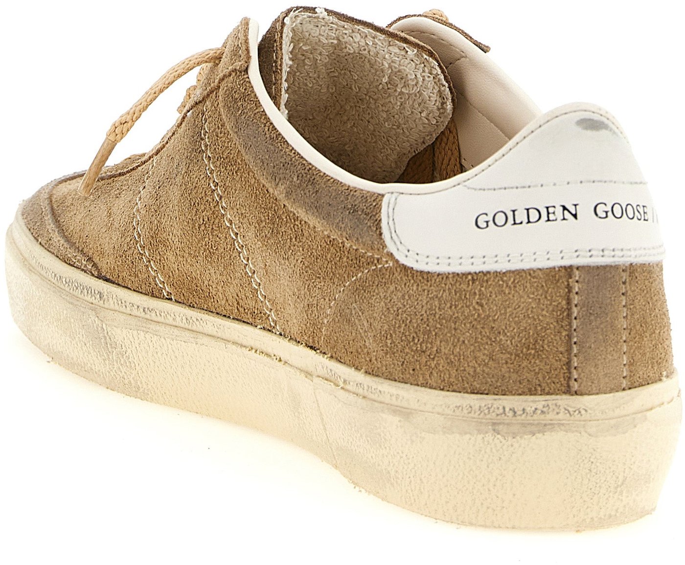 Golden Goose Brown Cowhide Low Top Sneakers