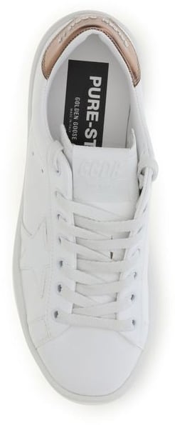 Golden Goose White Calf Leather Bos Taurus Low Top Sneakers