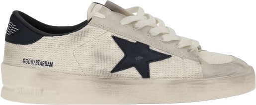 Golden Goose Beige Calf Leather Bos Taurus Athletic Sneakers