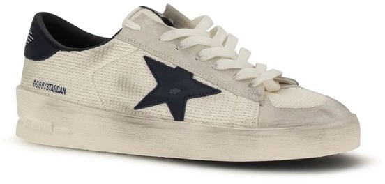 Golden Goose Beige Calf Leather Bos Taurus Athletic Sneakers