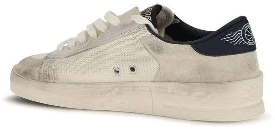Golden Goose Beige Calf Leather Bos Taurus Athletic Sneakers