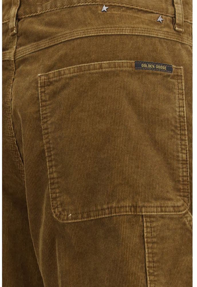 Golden Goose Brown Cotton Cargo Pants