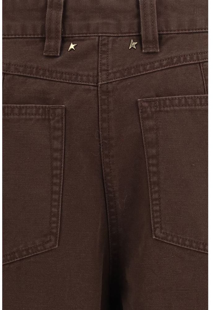 Golden Goose Brown Cotton Cargo Pants